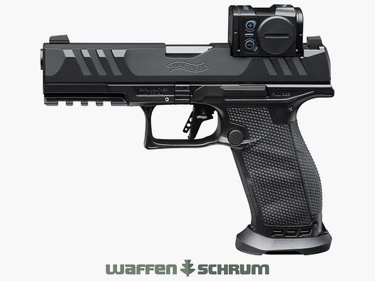 Walther PDP Full Size 4,5'' 9mm Luger Profesional ACRO 18 Tiros +2 Cargador de Reserva Gatillo de Rendimiento Dinámico