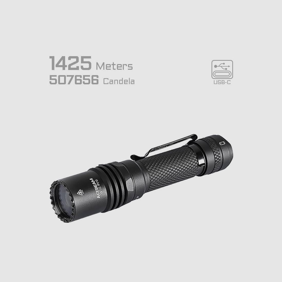 Latarka LED W10 PRO, 750 lumen (w zestawie z akumulatorem), zdjęcie 1 z 10