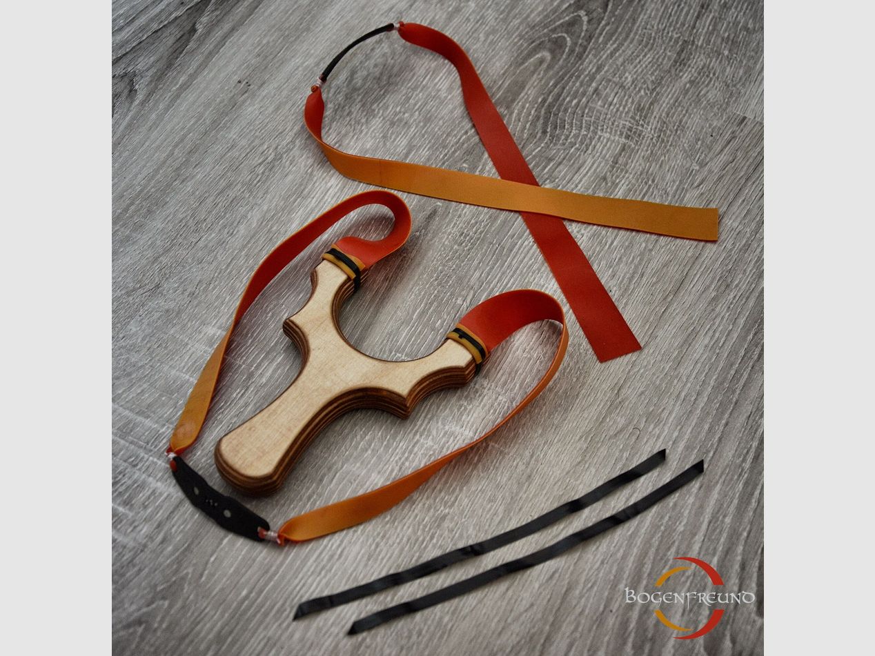 Bogenfreund Slingshot CNC Summer Power mit Stahlkugeln