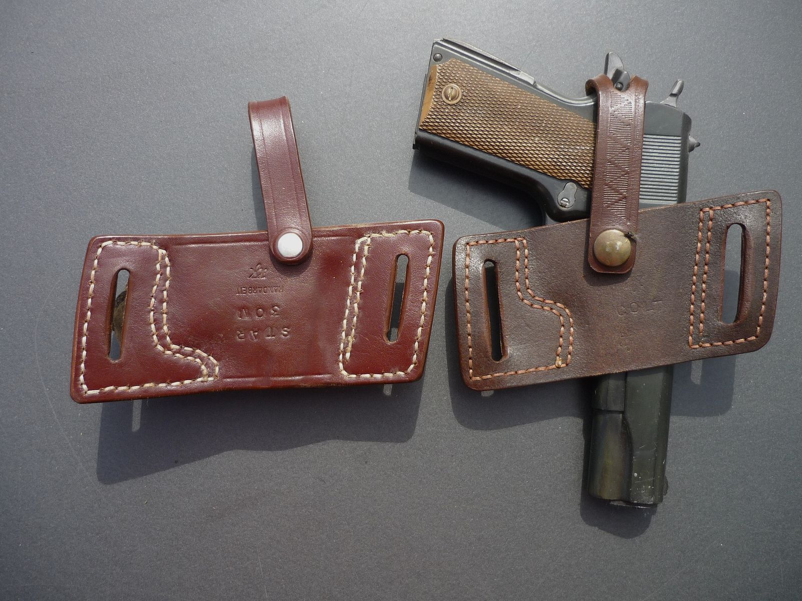 HKDesign Holster Art. Nr. 006 Yaqui Holster für Colt 1911 bzw. Star 30 M  - Linkshänder