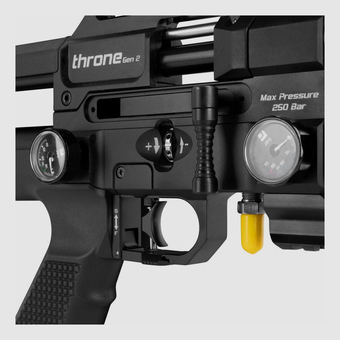 reximex Throne Gen2 COMPACT PCP Gewehr 4,5 mm Diabolo Schwarz