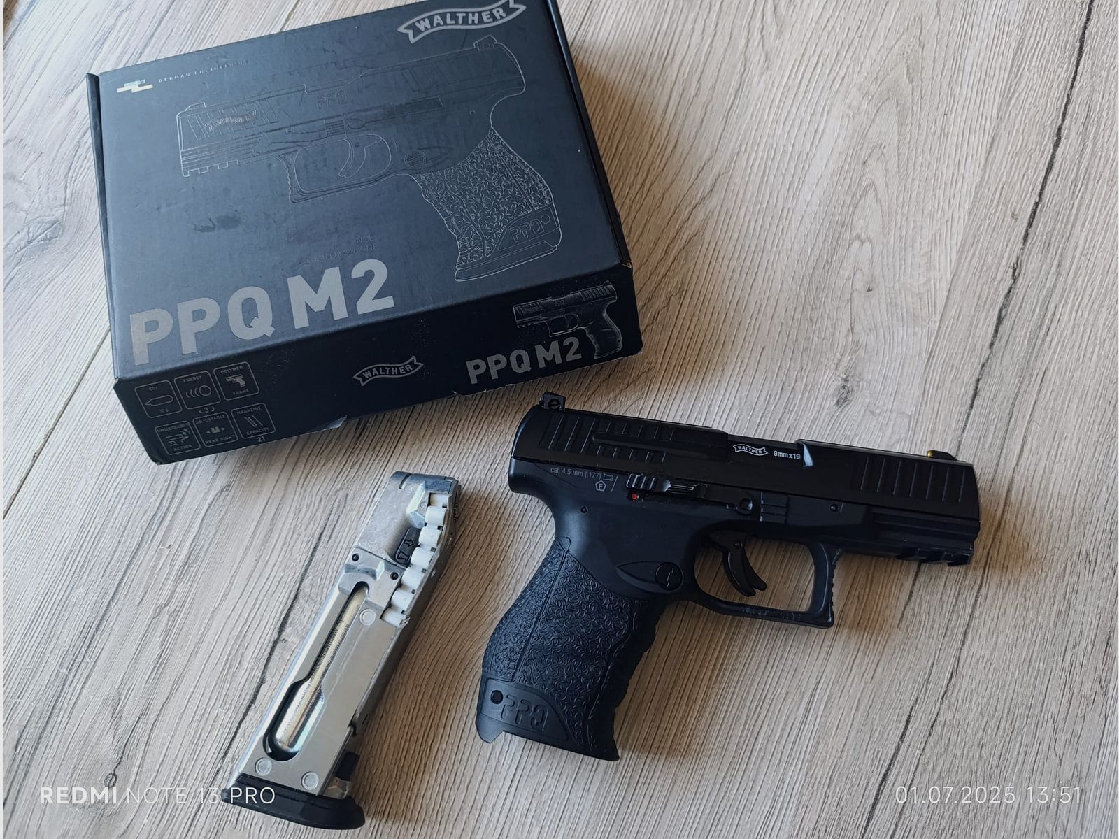 Walther PPQ M2 CO2 WAFFE diabolo