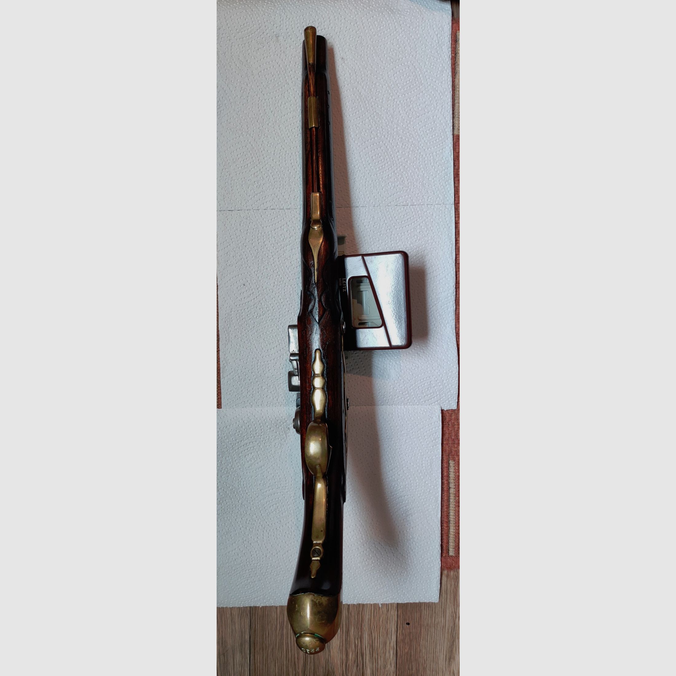 Preußische Reiterpistole 1731 (beschossen), Indien