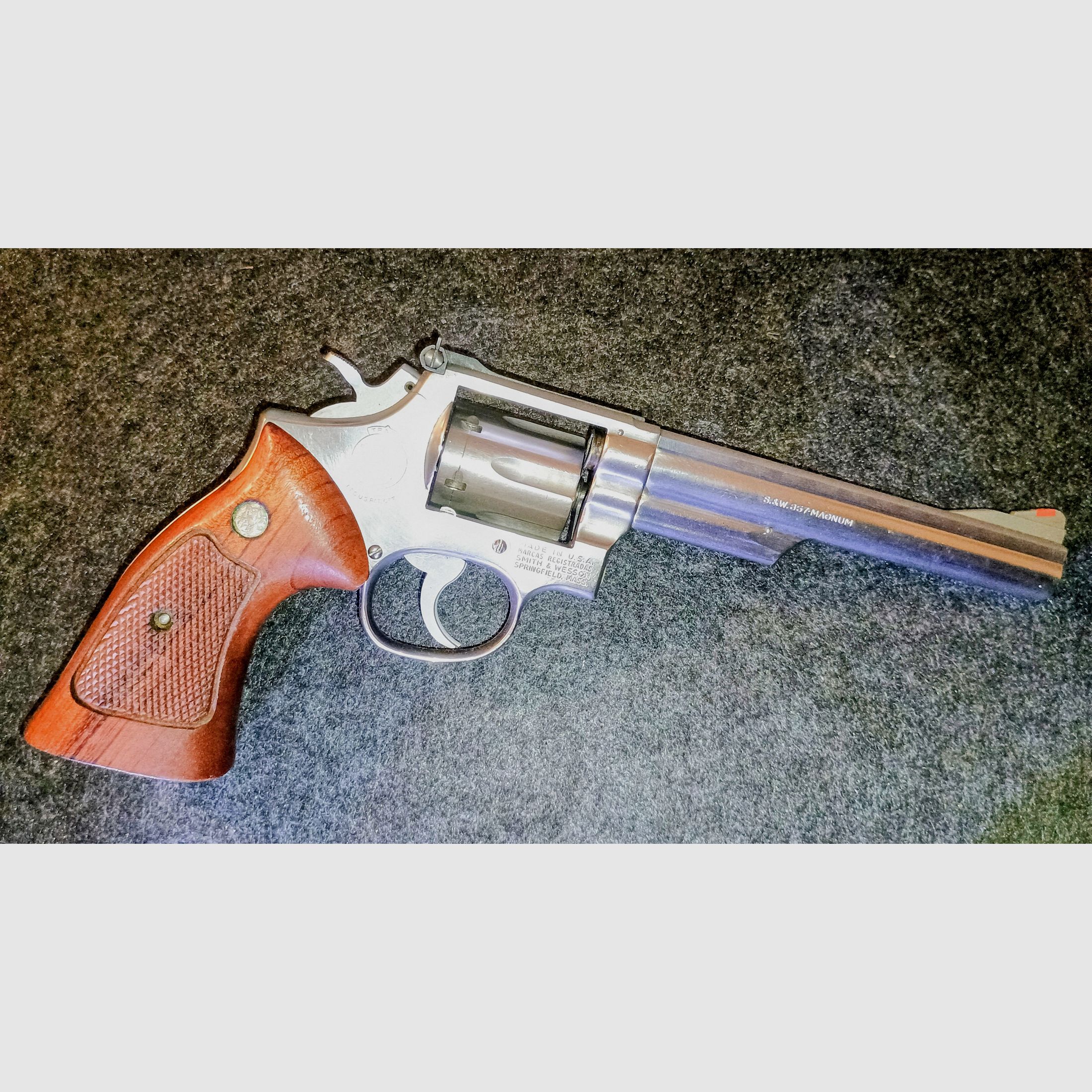 Revolver Smith & Wesson 66-1 6 inch kaliber .357 mag, afbeelding 1 van 5