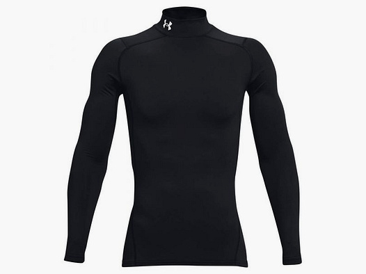 Under Armour Under Armour Shirt ColdGear Compression Mock Logo schwarz