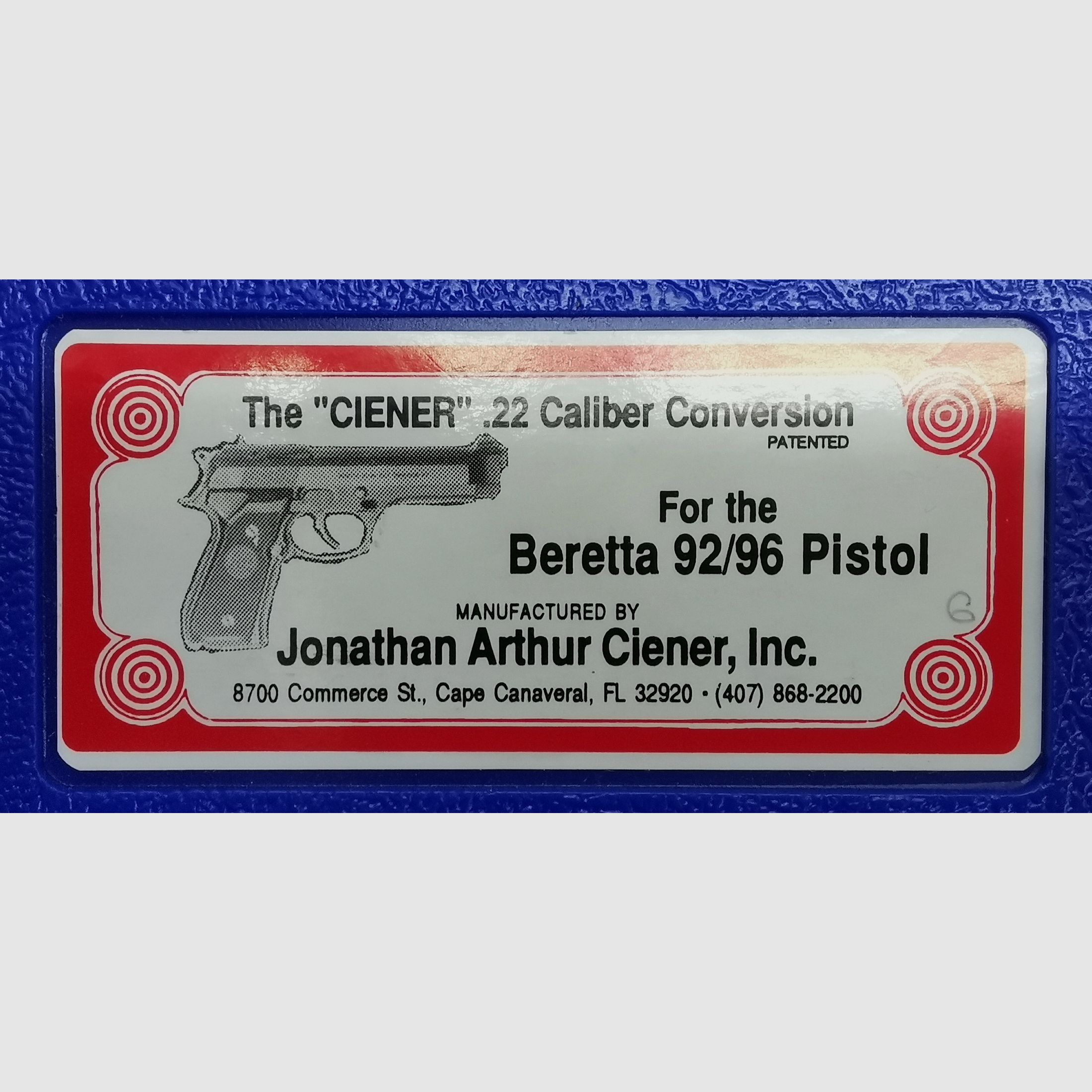 Beretta 92 FS Brigadier + Ciener system wymienny Kal. .22lfB