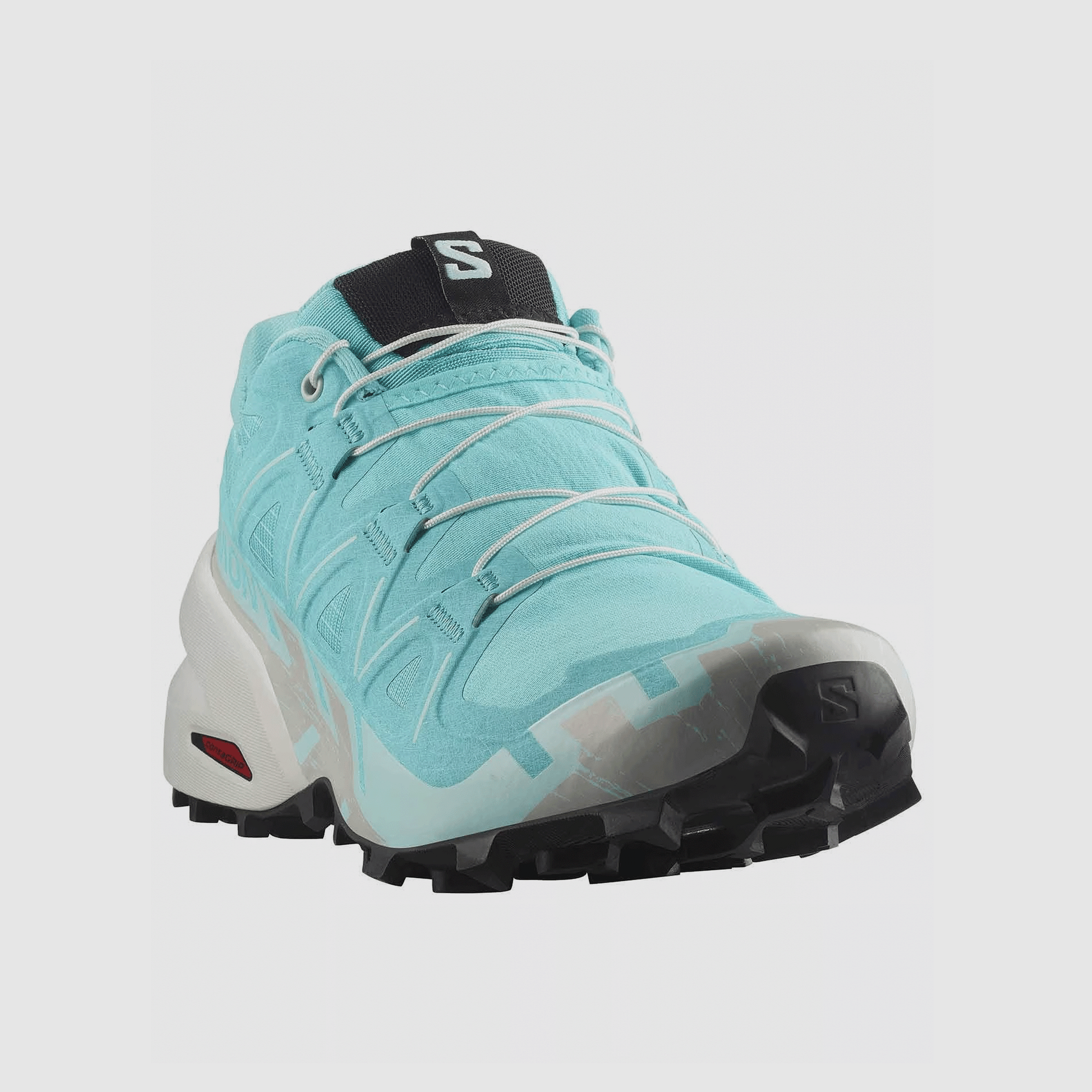 SALOMON – WOMEN – SPEEDCROSS 6 W Blue Curacao / Lunar Rock / Iced Aqua, image 2 of 6