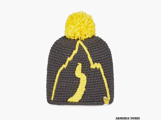CZAPKA – LA SPORTIVA – DORADO BEANIE Carbon/Żółty