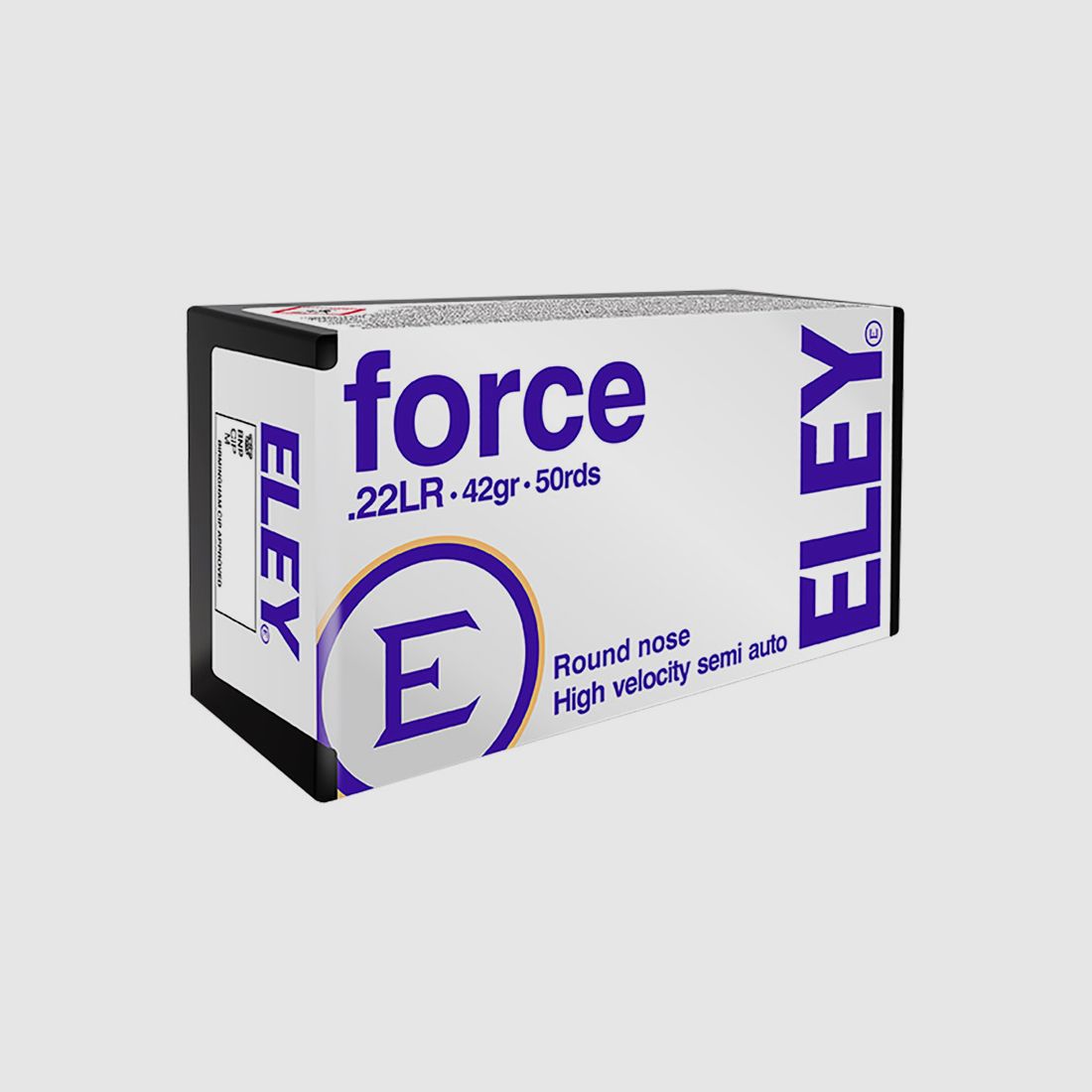 Eley Force .22 LR 42GR LRN 50 cartucce