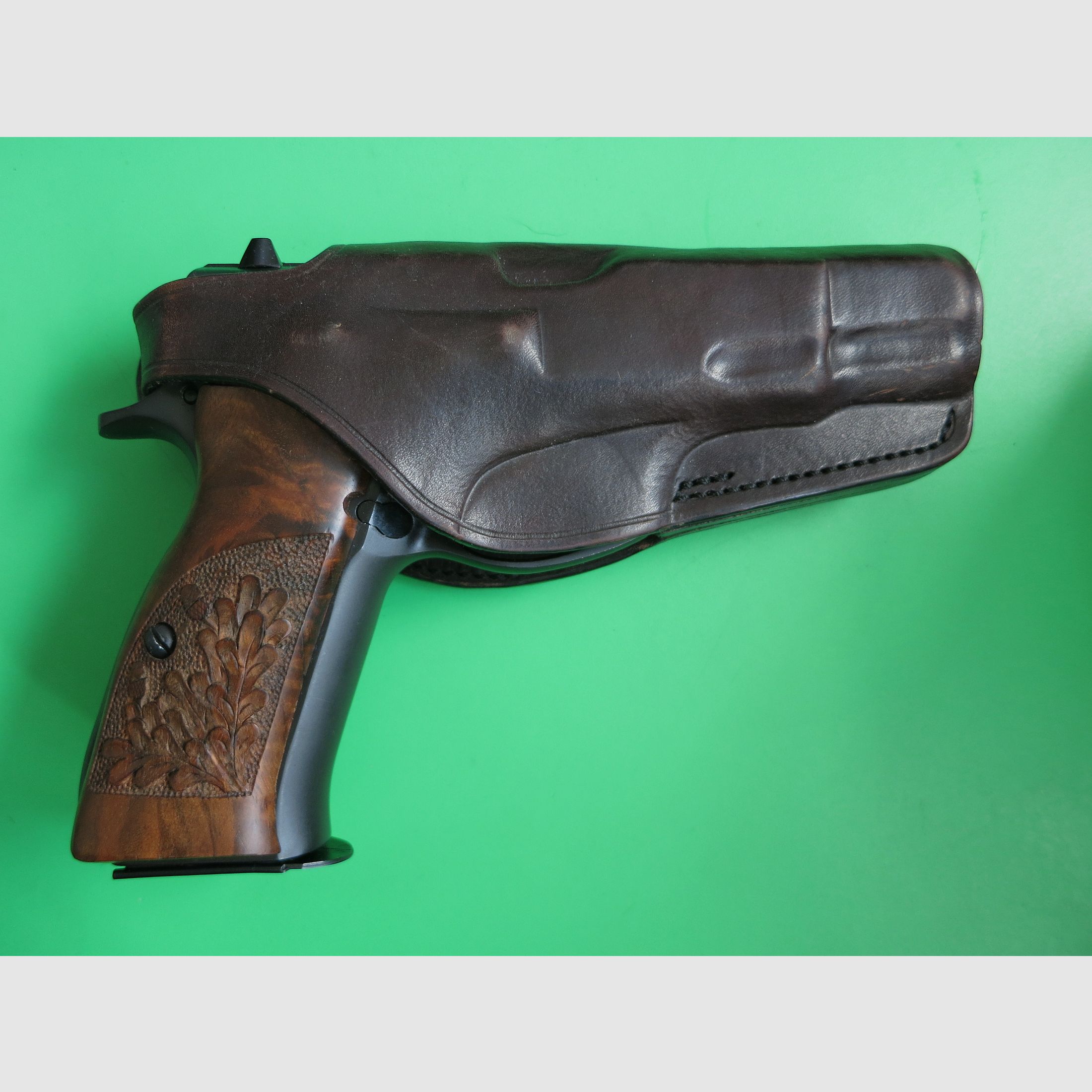 Pistolen-Holster Custom K.M. Saddlery "Escort" CZ75 oder, z. B. 1911er