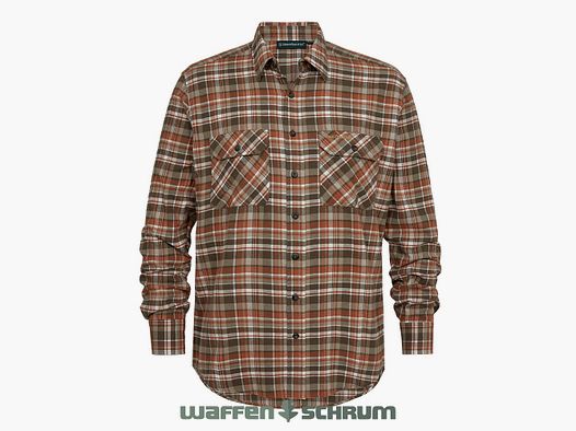 Deerhunter Hemd Andrew Orange Check