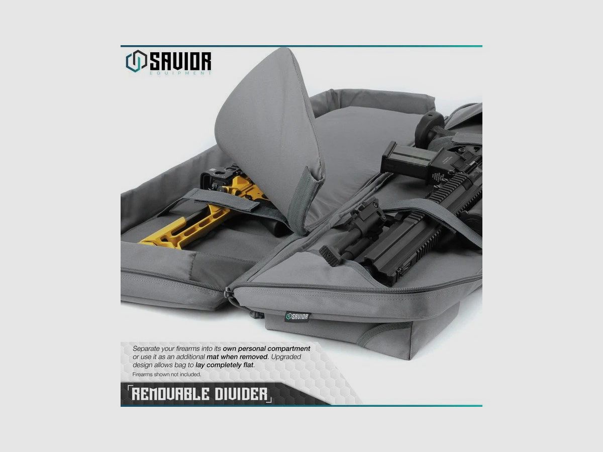 Savior Urban Warfare 51′ Double Rifle Case Gris, image 2 sur 4