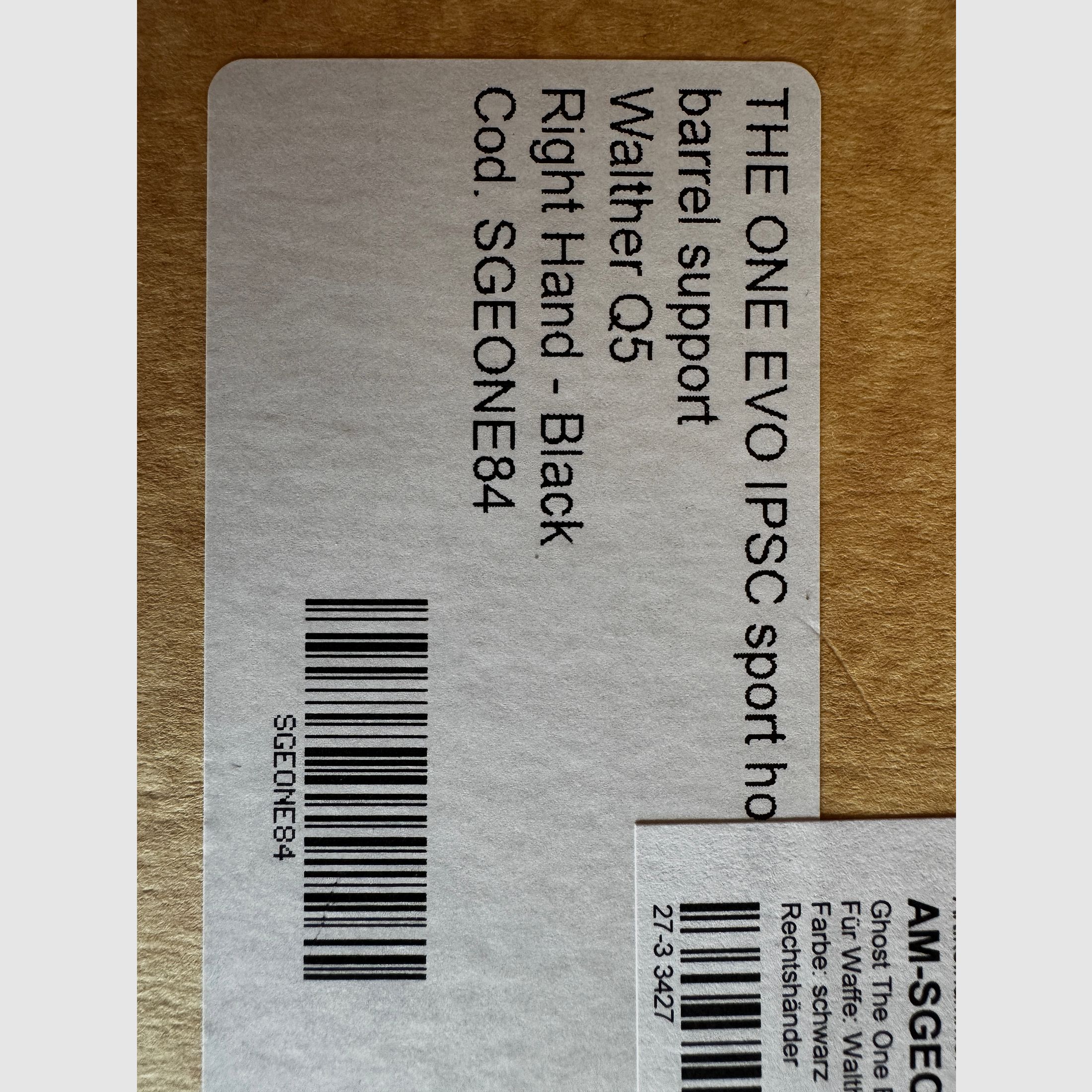 Ghost One EVO Sportholster per Walther PPQ Q5