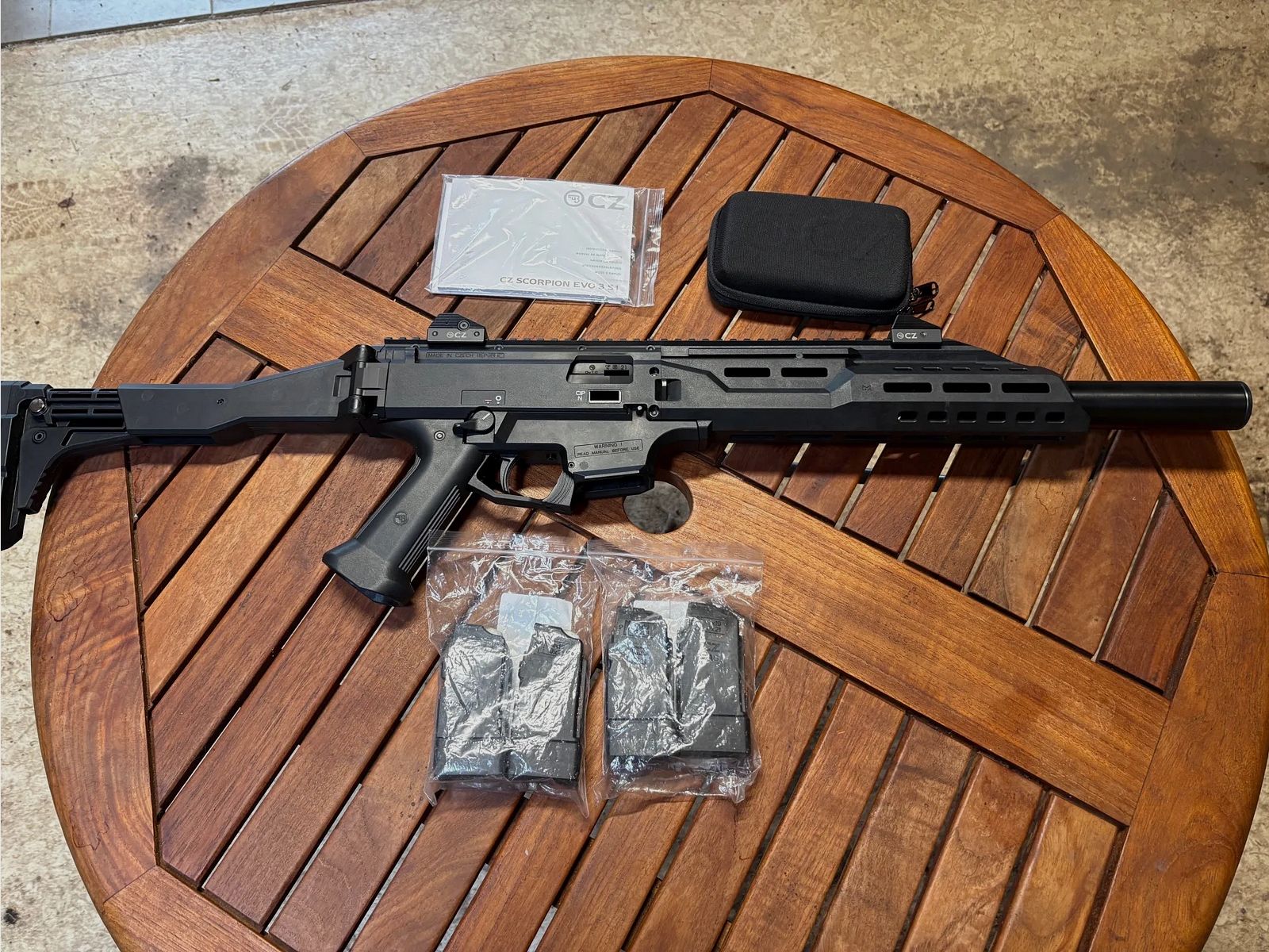 CZ Scorpion EVO3 S1 Carbi, 9mm Luger
