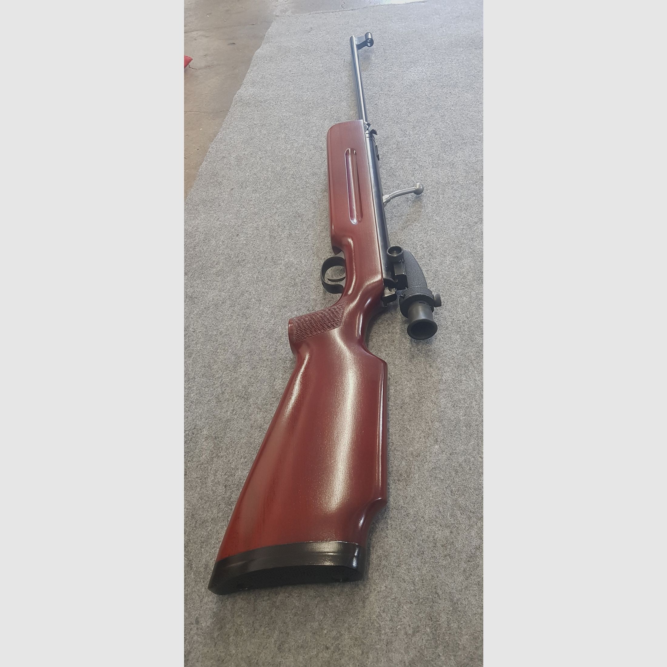 Q1 Schräger Korntunnel Halter Haenel Mod. 311  mit Feinabzug und Diopter Durchlader cal. 4,5mm Diabolo
