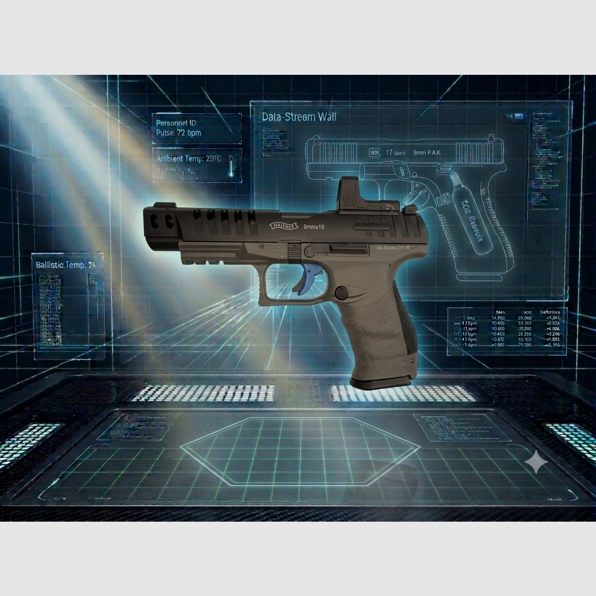 Walther CO2 pistol Walther Q5 Match 5" Combo Set