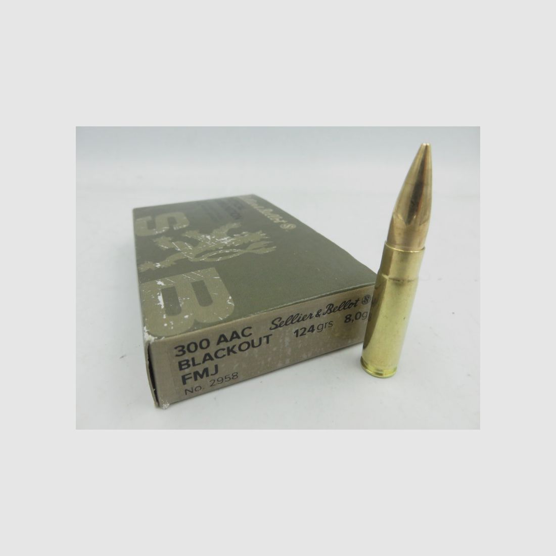 SELLIER BELLOT 300AAC BLACKOUT FMJ 124GR X20