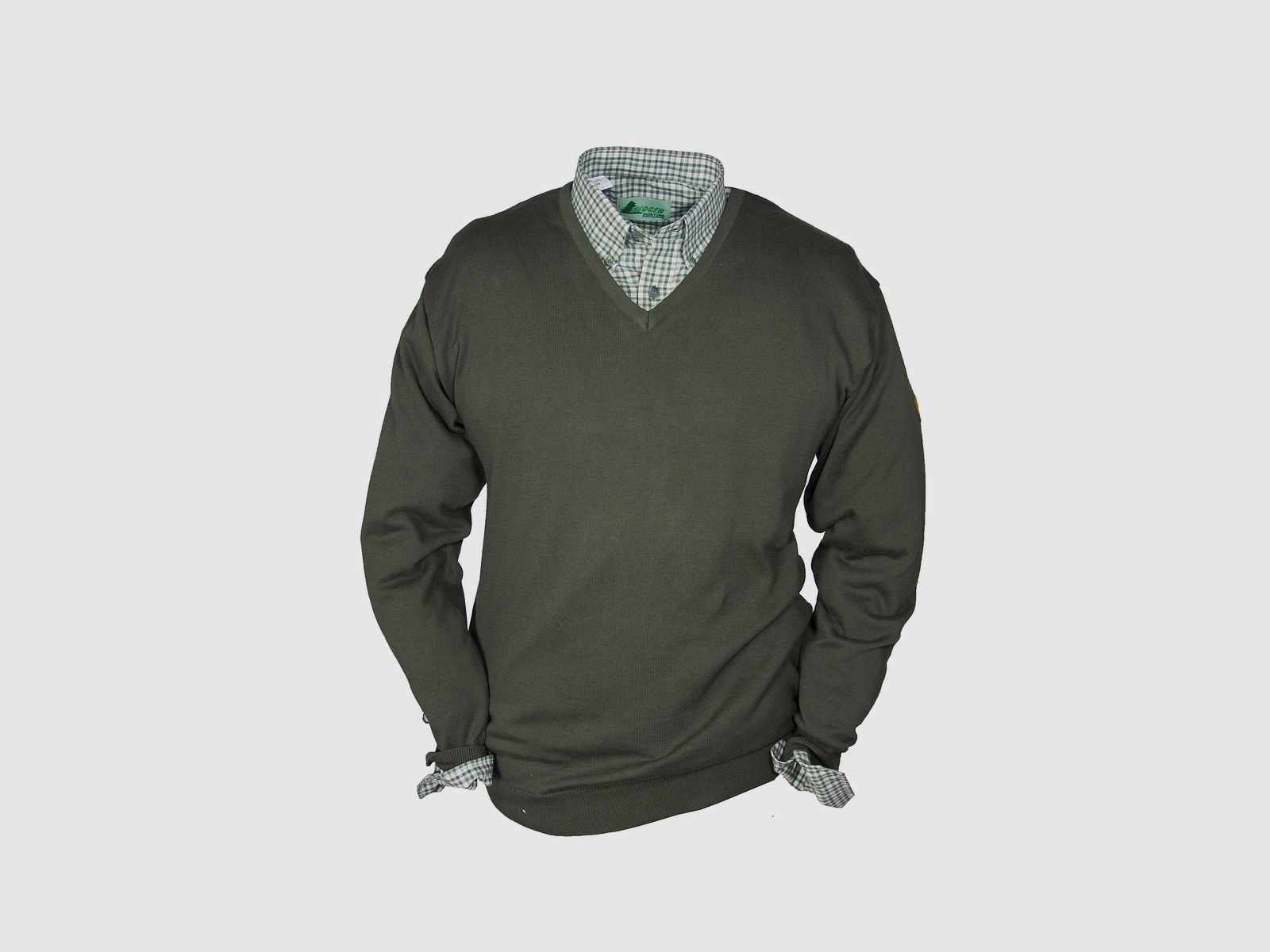 V-Ausschnitt, einfaches Modell - Material: 100% Baumwolle