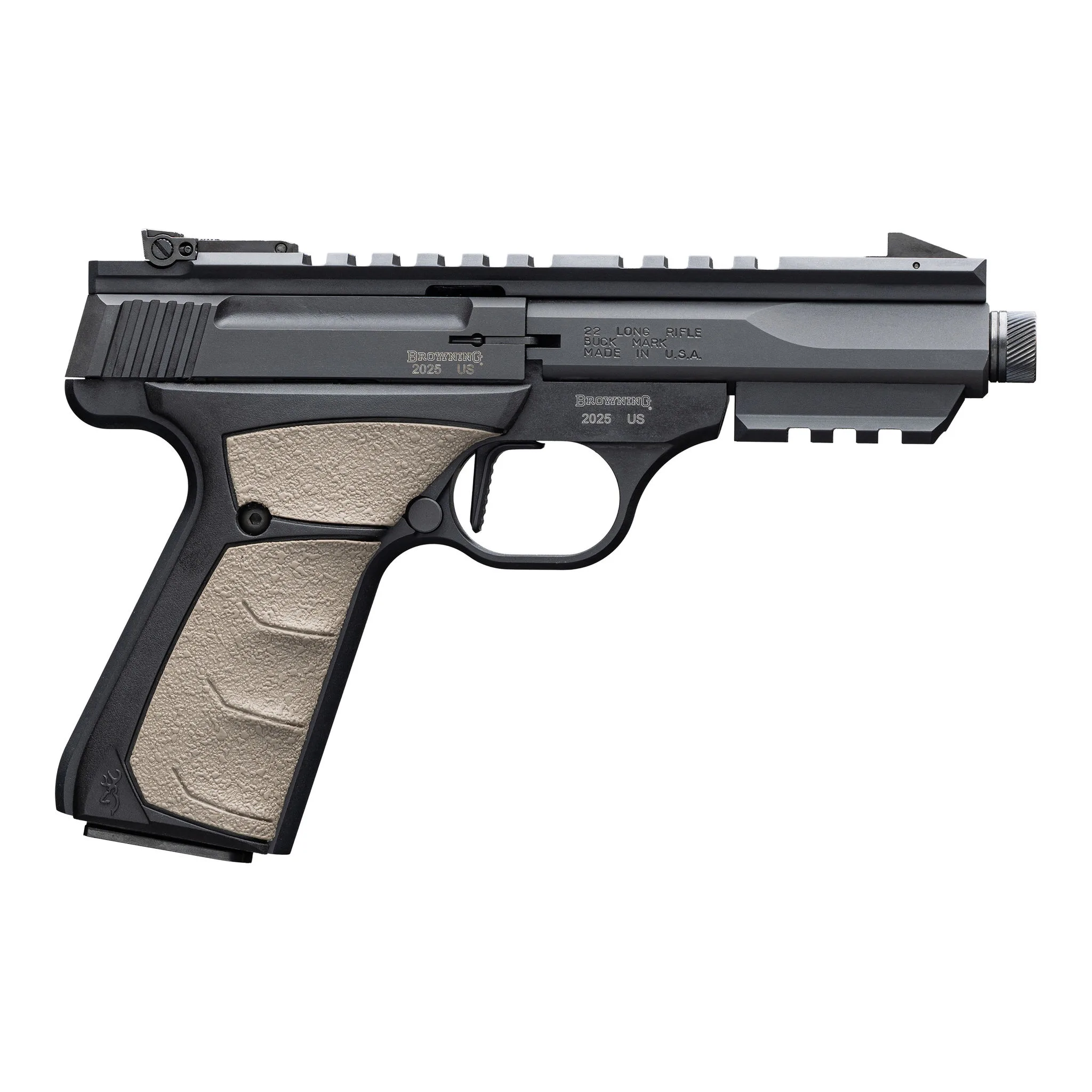 Browning BUCK MARK MICRO CONTOUR TAC THREADED UFX, image 1 of 4