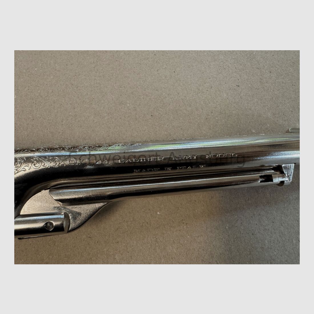 Perkussionsrevolver Galesi Rigarmi Brescia Army 1860 handgraviert .44(BlackPowder)