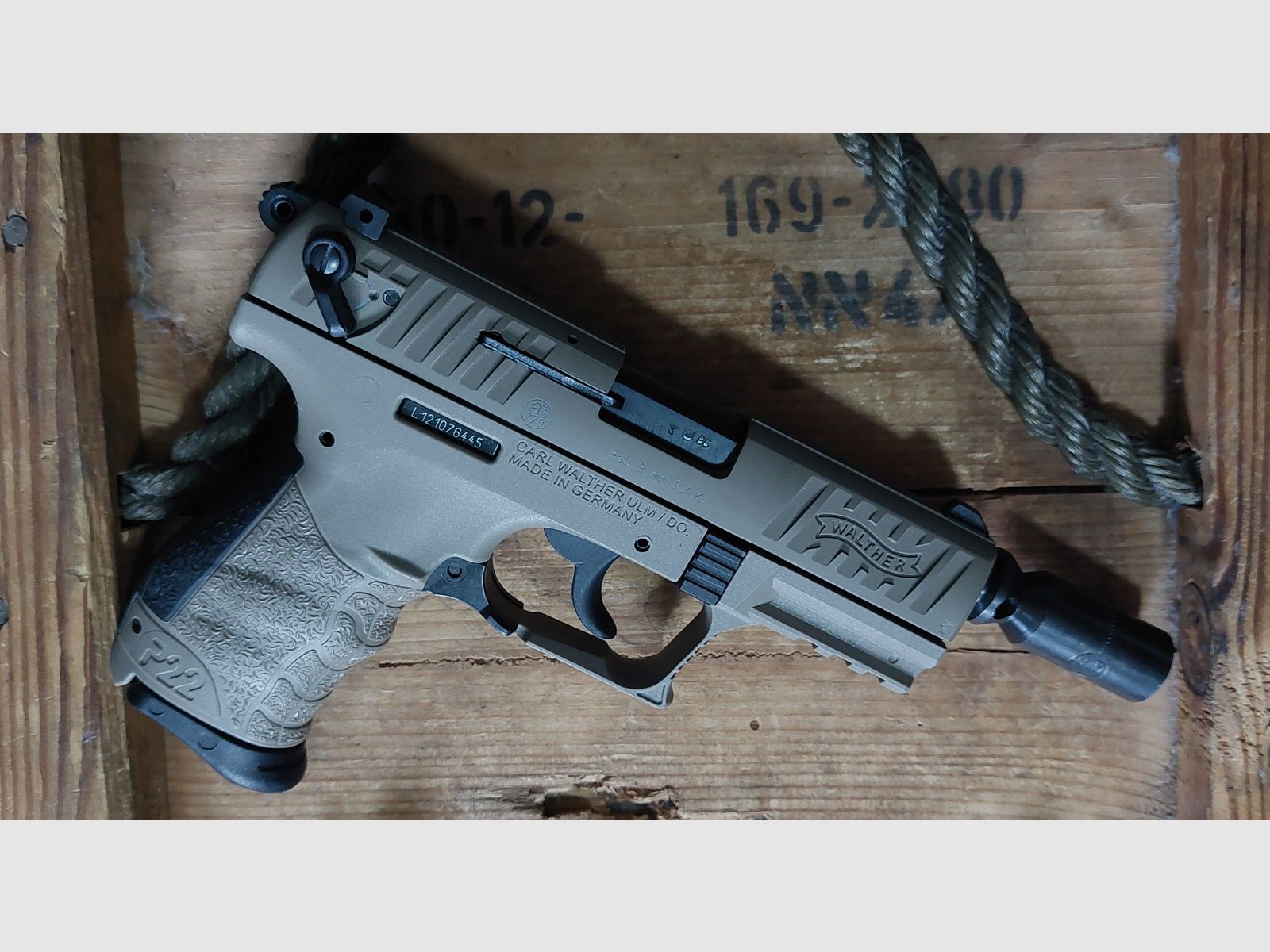 ⚠️ RZADKO! MODEL SPECJALNY Walther P22Q - FDE - Flat Dark Earth (PTB 778) P 22 Q P22