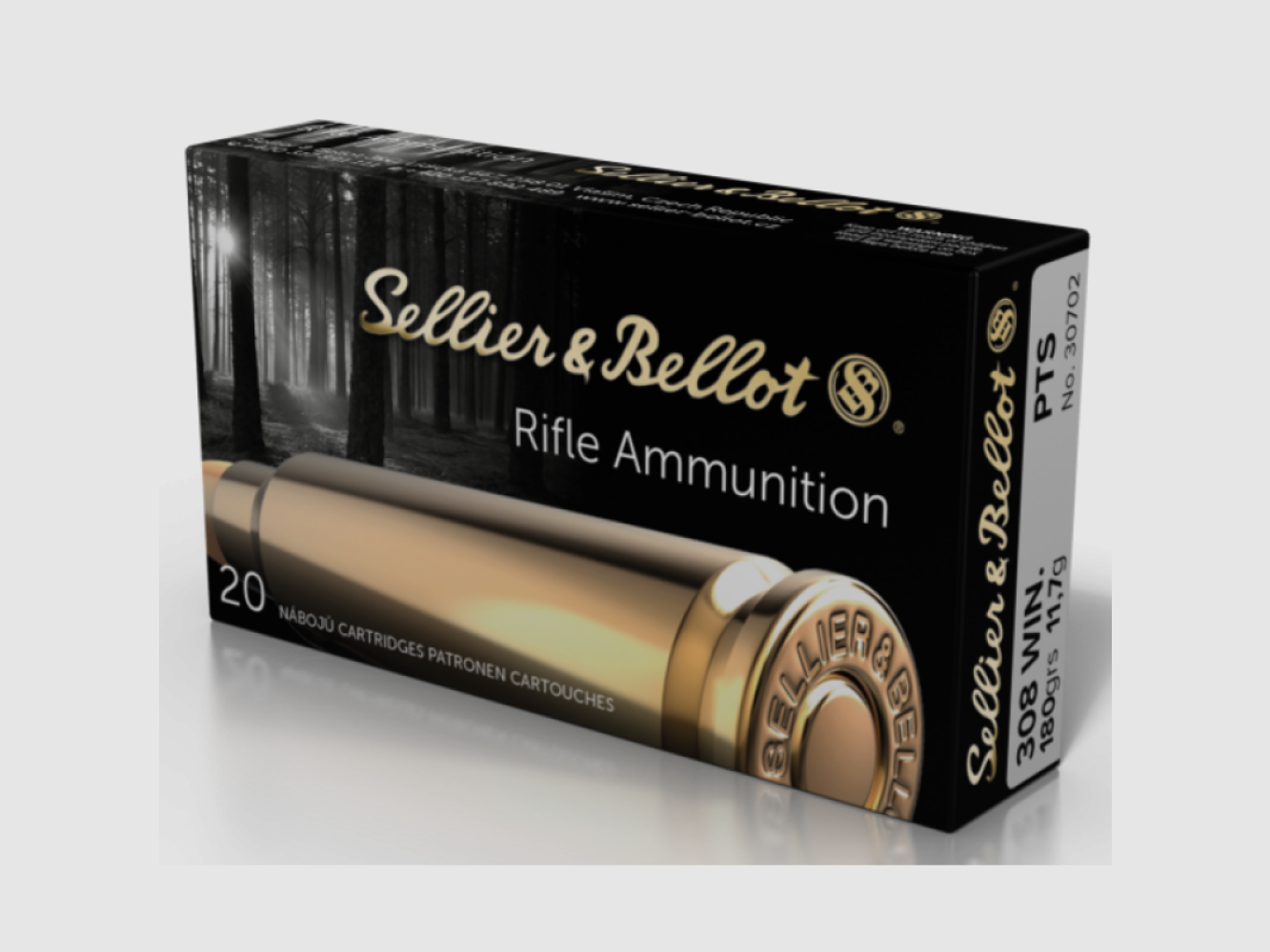 308 Winchester S&B PTS 180gr VE20