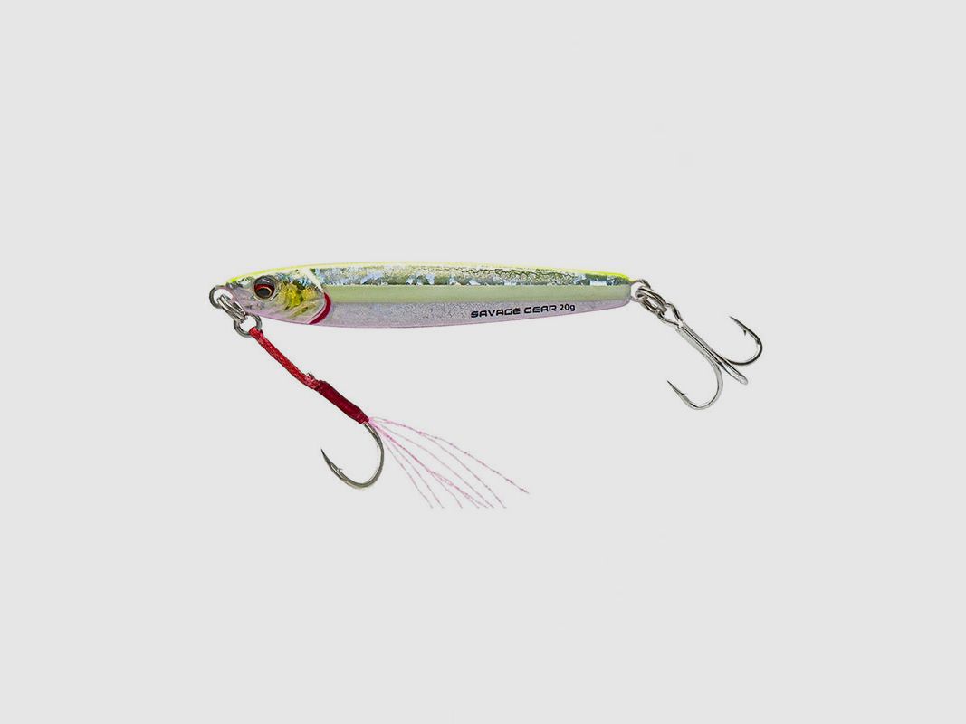 SAVAGE GEAR – 3D JIG MINNOW | 7,5 cm 20 g | sinkend | Gelb Pink Glow