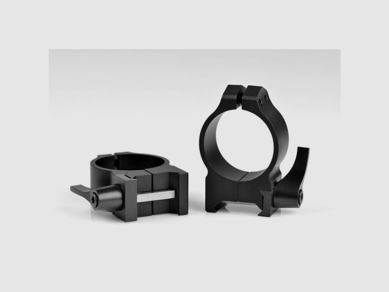 Warne QD Anneaux en Acier - 30mm Weaver Medium 9,5 mm (214LM)