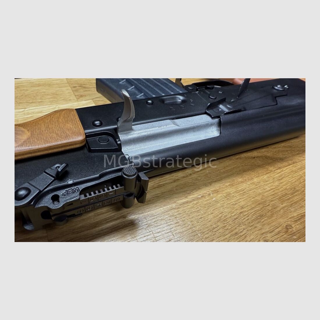 WBP Jack - fucile semiautomatico .223Rem - sistema AKM AK47 AK74 con calcio in legno - con freno di bocca - Made in Poland