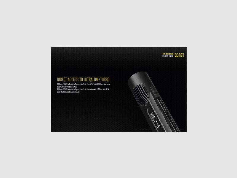 Torcia Nitecore EC4GT, 1000 lumen, immagine 17 di 27
