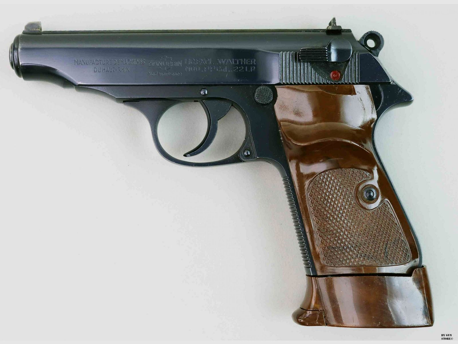 Pistola Manurhin mod. PP cal. .22 l.r. “REV. J.V. ASTROM-BJURTJARN” matr. 25092LR, immagine 1 di 13