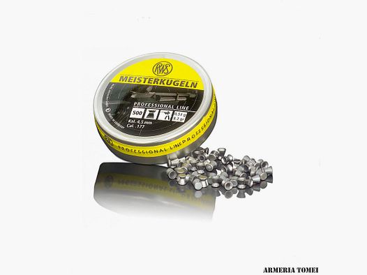 RWS – MEISTERKUGELN PROFESSIONAL LINE 4,5mm (.177) 0,53g | 8,2gr (500pz)
