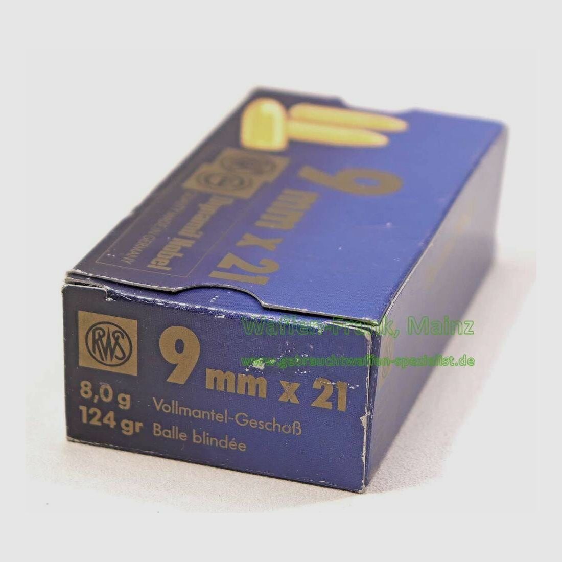 Dynamit Nobel pistol cartridges 9mmx21