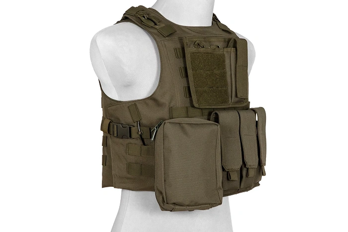 FSBE-style tactical vest – olive, image 5 of 12