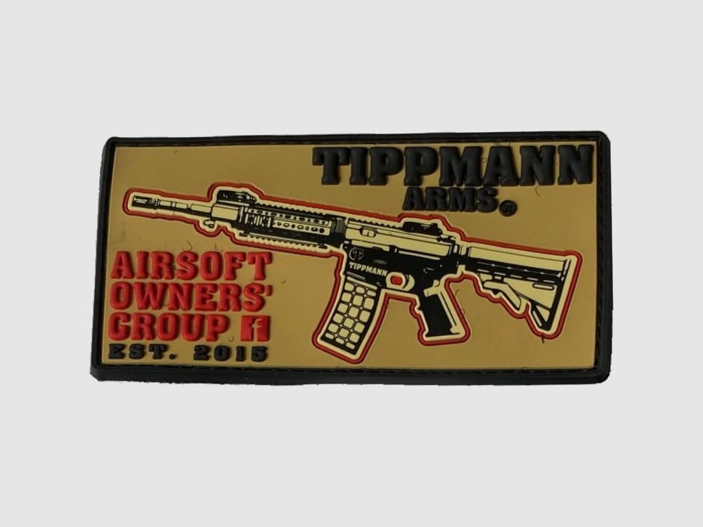 Paintball / Airsoft PVC Velcro patch (Tippmann Tactical AOG/tan)