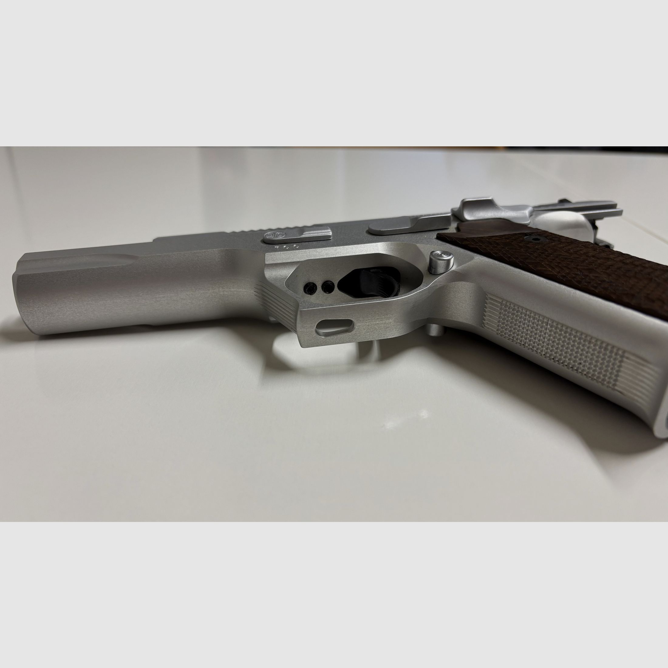 Pardini Sport Modell P.C.45 S, 5 Zoll, Cal 45 ACP - silber