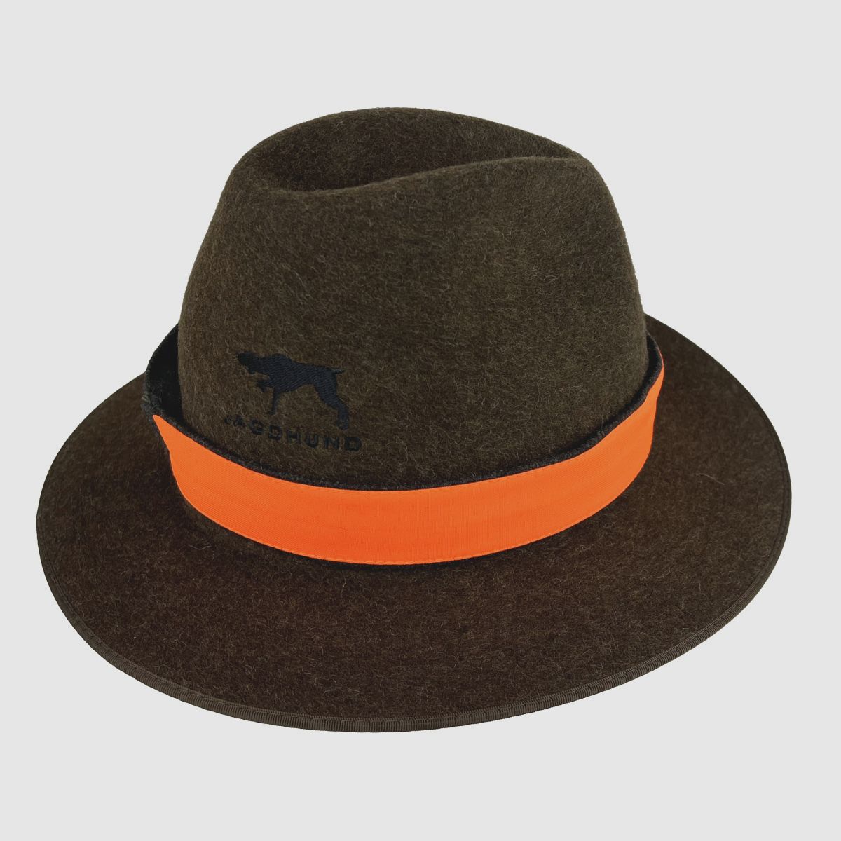 CAPPELLO DI CACCIA Lodenhut Graz Marrone con Nastro di Avviso