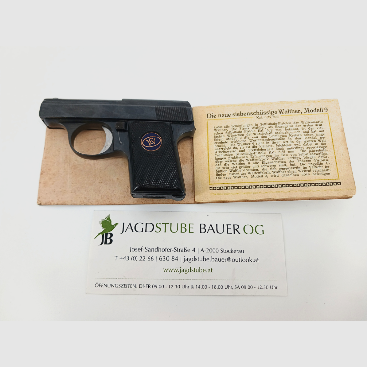 Walther Zella-Mehlis Modell 9 in 6,35 Browning, Bild 3 von 3