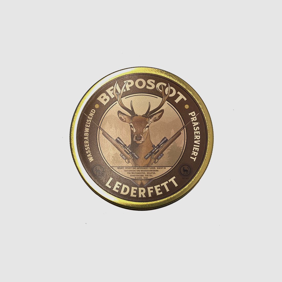 Leather care fat can 198g