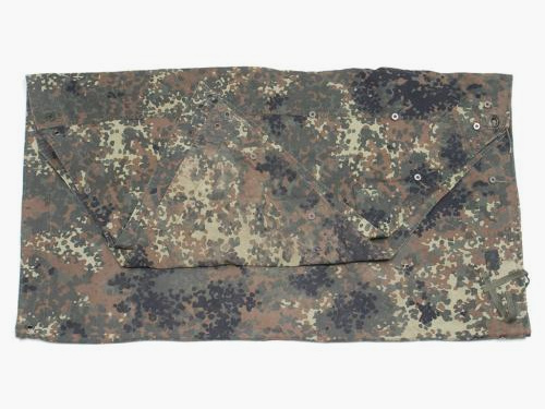 Zeltplane + Tasche BW flecktarn gebraucht