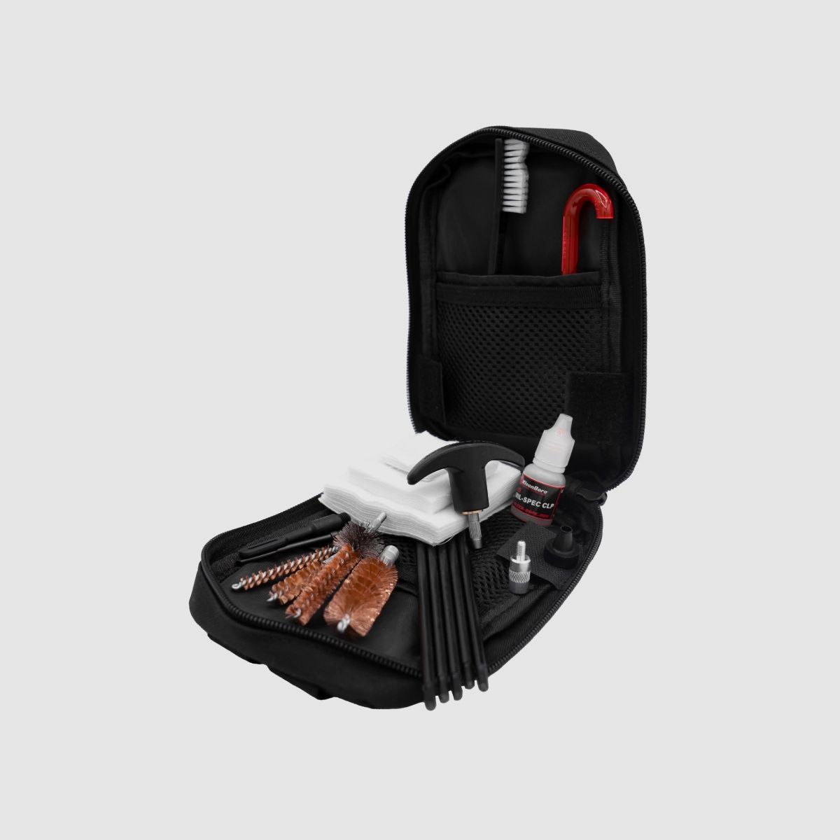 Kit di pulizia Tac .223Rem/9mm/12GA