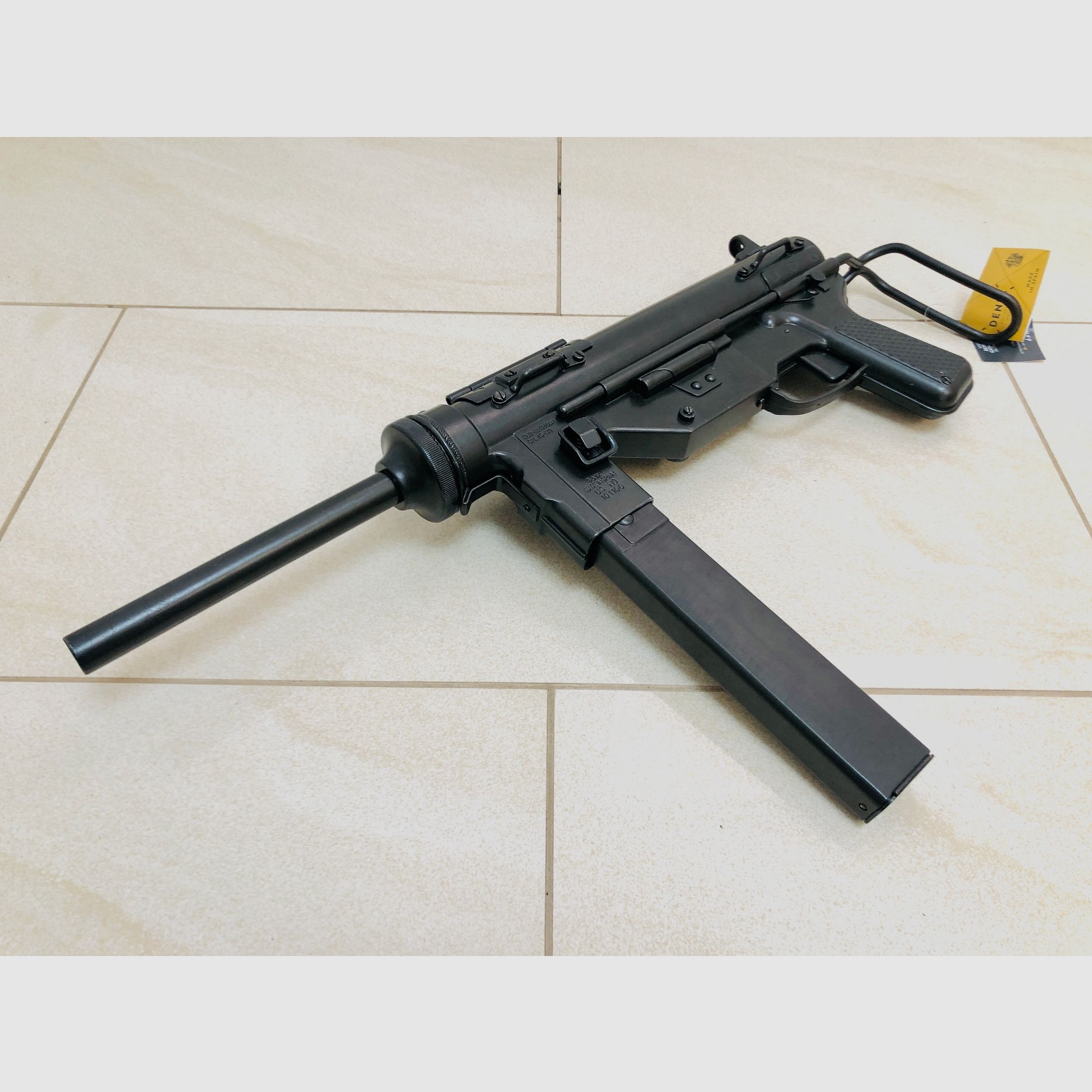 ••• Dekowaffe / Modellwaffe US Maschinenpistole M3 / Greasegun / NEU + OVP •••