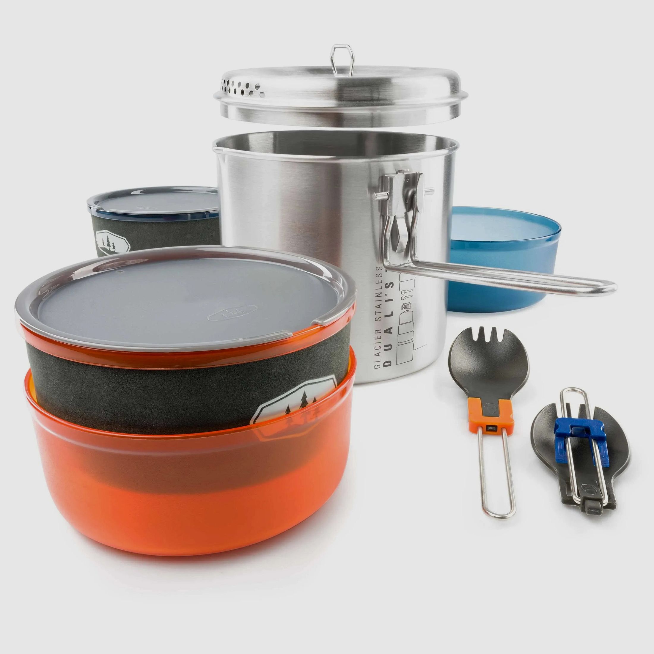 GSI Outdoors GSI Outdoors Kochset Glacier Stainless Dualist II
