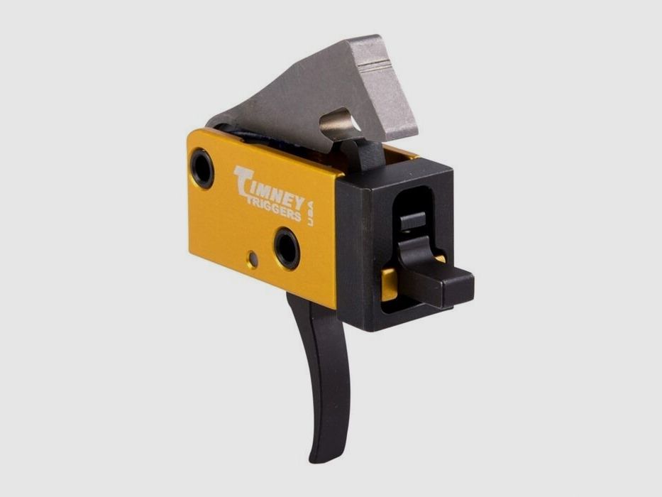 Timney Triggers TIMNEY TRIGGERS 681 AR 9mm PCC Single Stage, Curved 3lb 9mmLuger/.40S&W/.45Auto, AR PCC