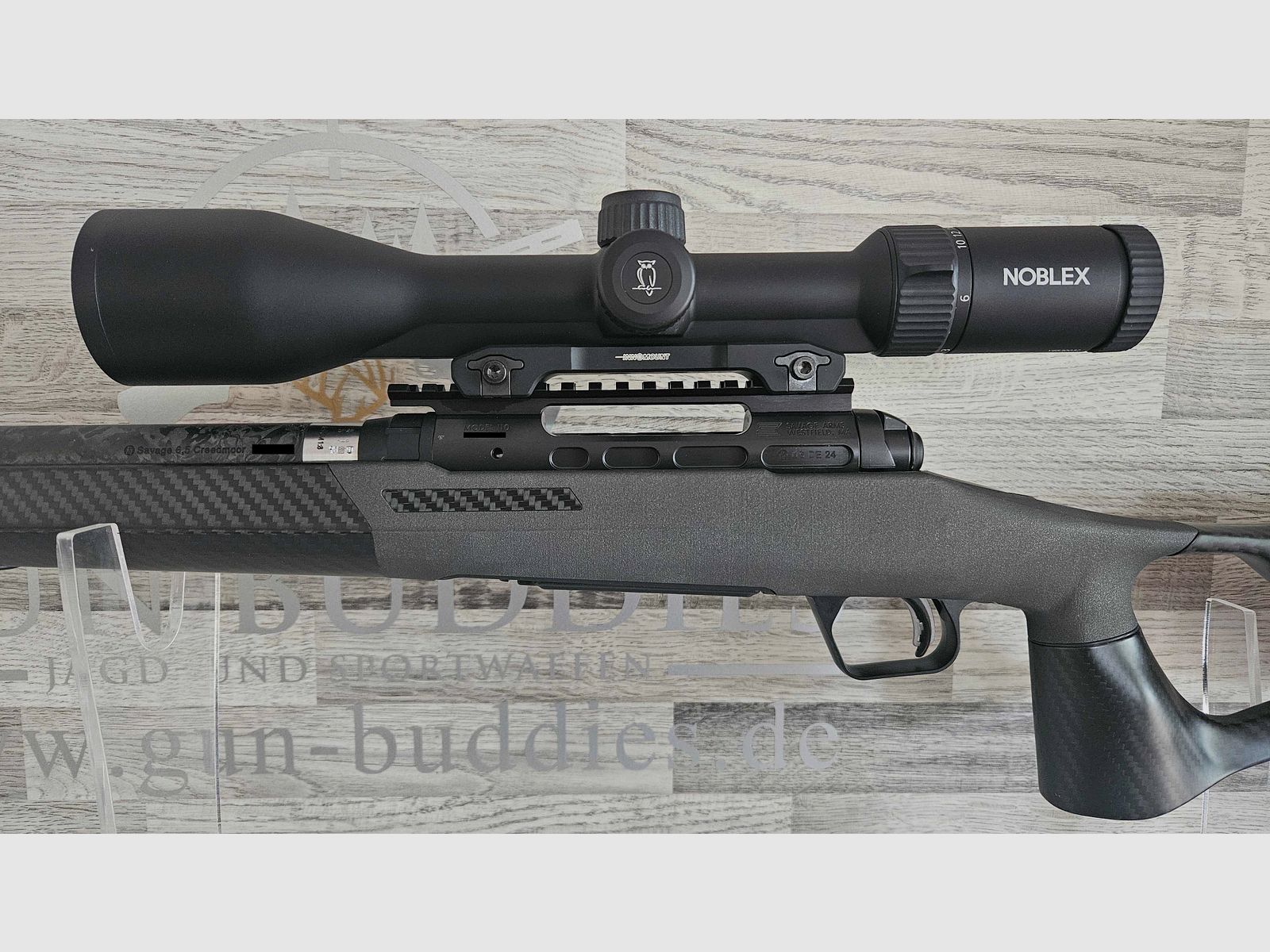 Neuware vom Fachhandel - Savage 110 KLYM 6,5Creedmoor - FBT Carbonschaft - Carbonlauf - Komplettset