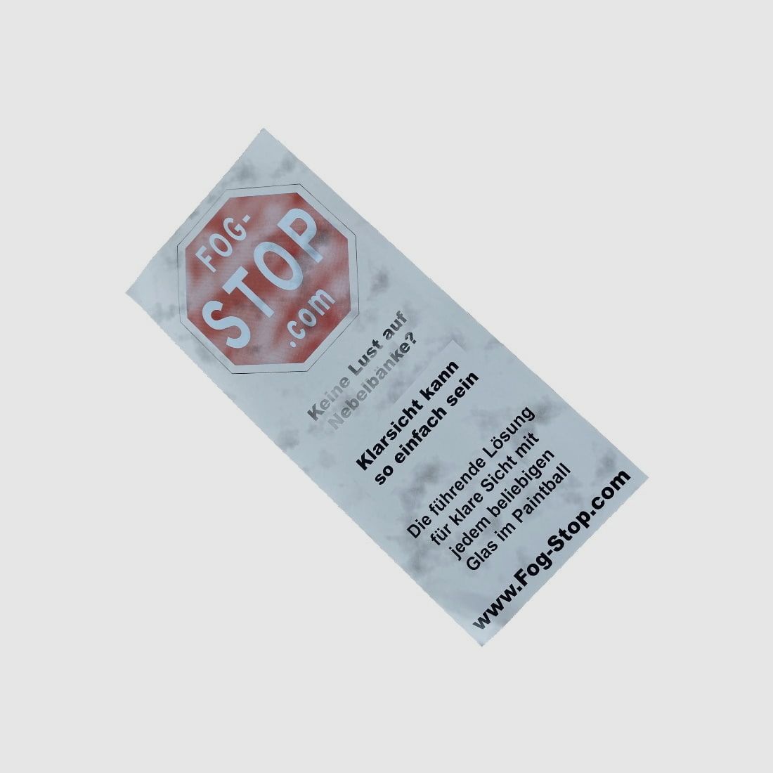 FogStop Antibeschlag-Folie für Masken (80x200mm)