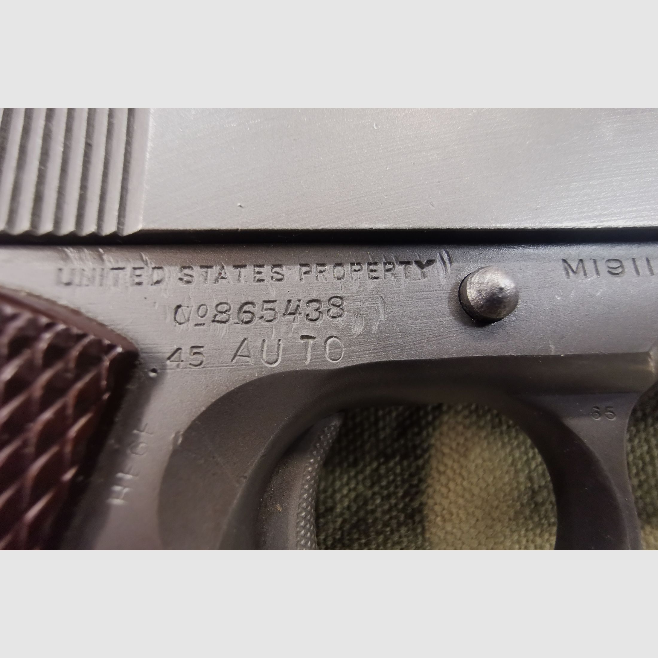 1911 A1 Remington Property of US Army .45Auto