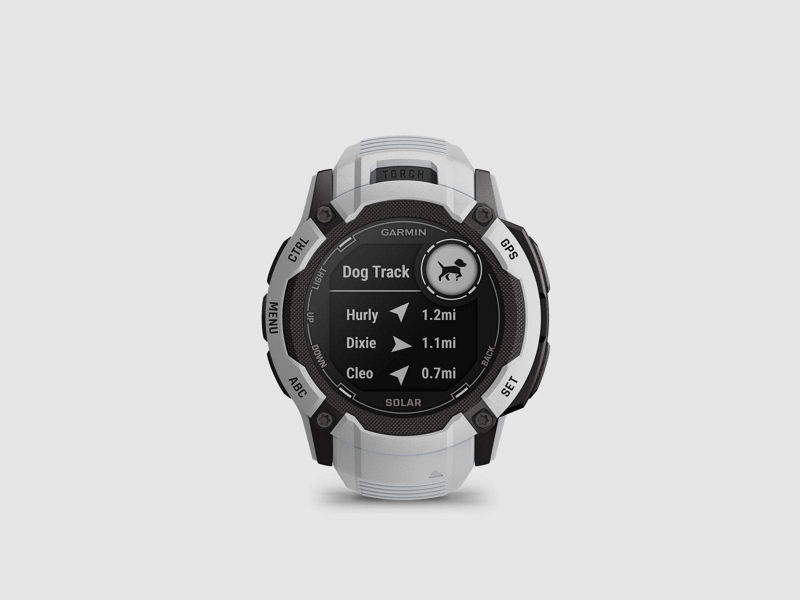 Garmin Instinct® 2X Solar, Blanco Piedra