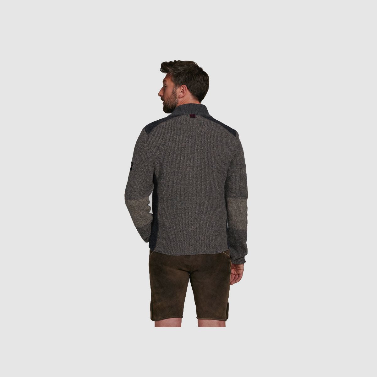 SPIETH & WENSKY Steinberg Srickjacke Herren Anthrazit
