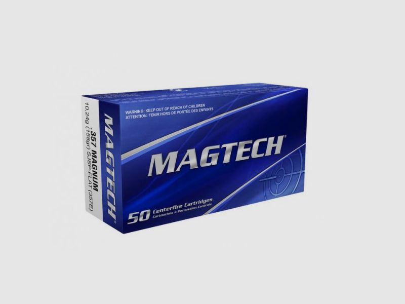 MAGTECH .357MAG. 158GRS SJSP-FLAT. - 50 ROUNDS